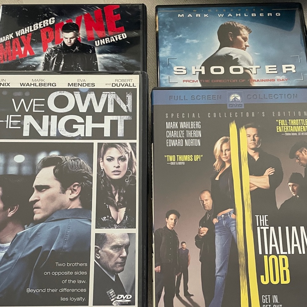 Mark Wahlberg Action Movie DVD Collection